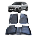 Alfombra Bandeja 3d Interior Hyundai Creta 2020/2025 Negro