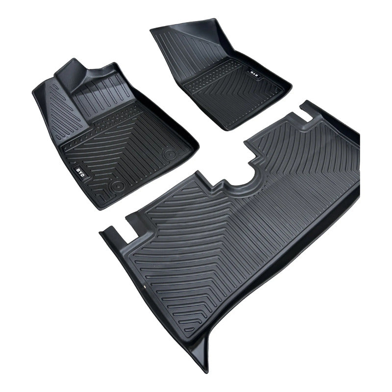 Alfombra Bandeja 3d Interior Vehículo Byd Dolphin Negro