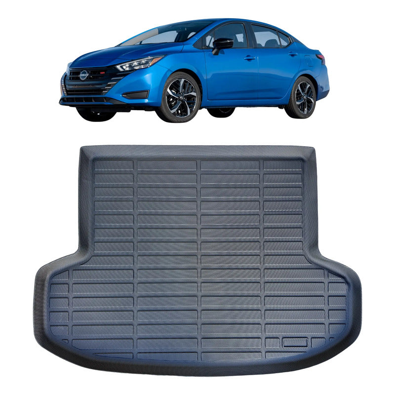 Alfombra Bandeja De Baul En Goma Nissan Versa 2020/2025 Negro
