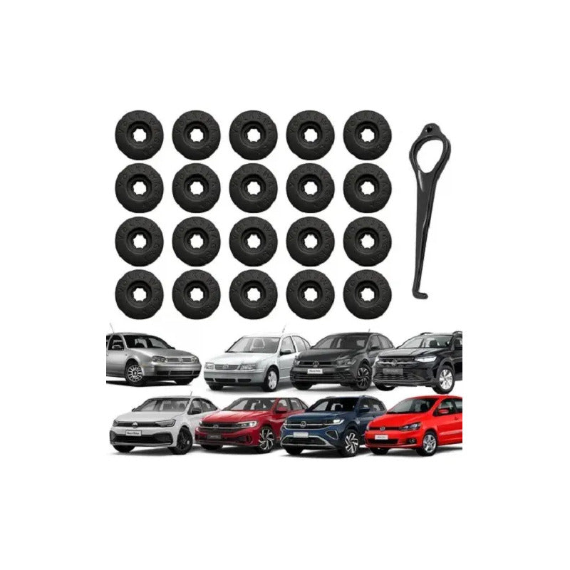 Tapa Tuerca 19mm Volkswagen Amarok Vento Golf Fox 20 Unidade