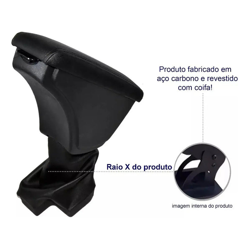 Apoya Brazo Posabrazo Central Renault Oroch 2012/2025 Negro