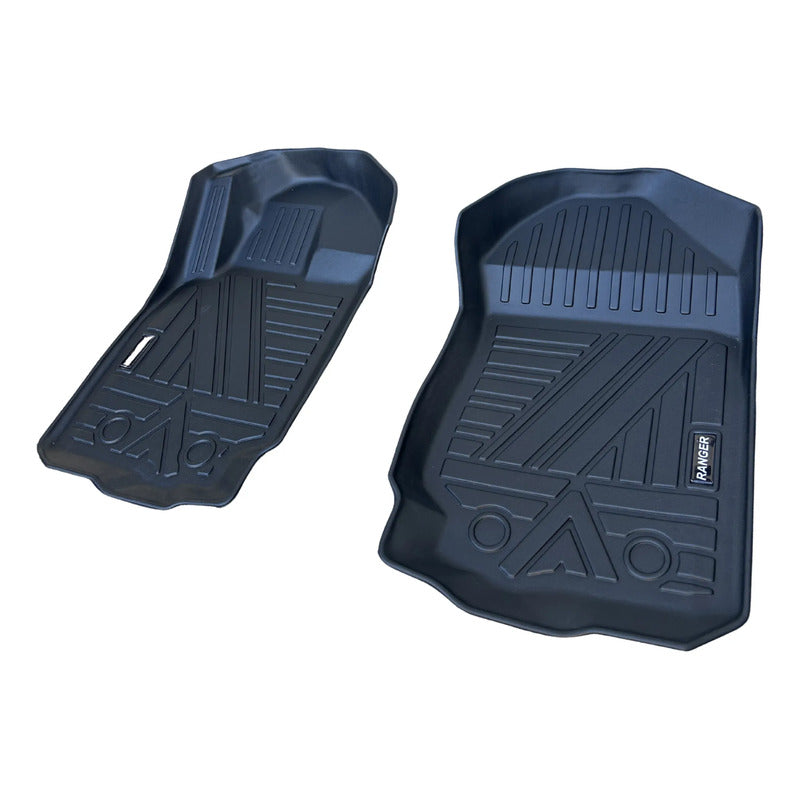 Alfombra Bandeja 3d Interior Ford Ranger 2015/2022 Negro