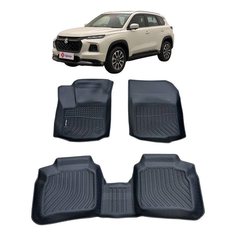 Alfombra Bandeja 3d Interior Vehículo Suzuki Grand Vitara Negro