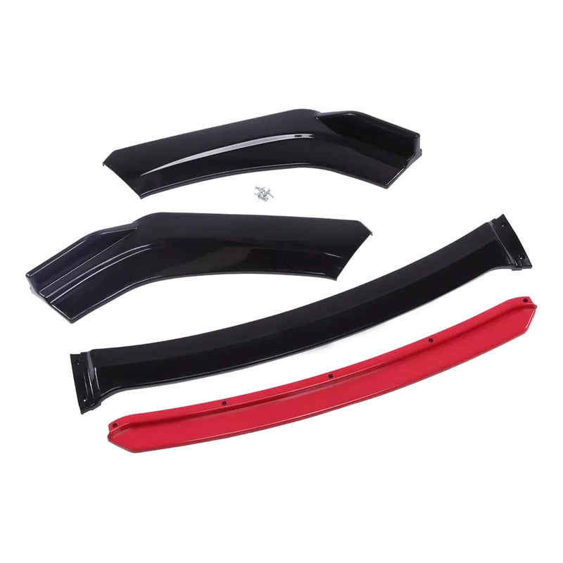 Lip Delantero Tuning Spoiler Paragolpe Gol G5 2009/2012 Rojo