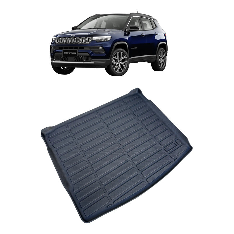 Alfombra Bandeja De Baul En Goma Jeep Compass 2017/2025 Negro