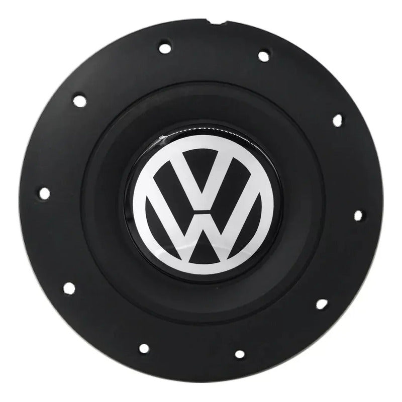 Juego Centro Rueda Fierro Gol Saveiro G1/g8 R13 14 15 4x100 Negro