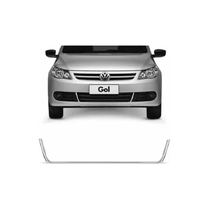 Aplique Cromado Rejilla Central Gol Saveiro G5 2009 2012
