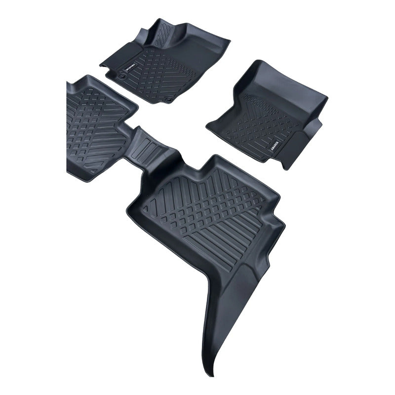 Alfombra Bandeja 3d Interior Vehiculo Vw Amarok 2010/2023 Negro