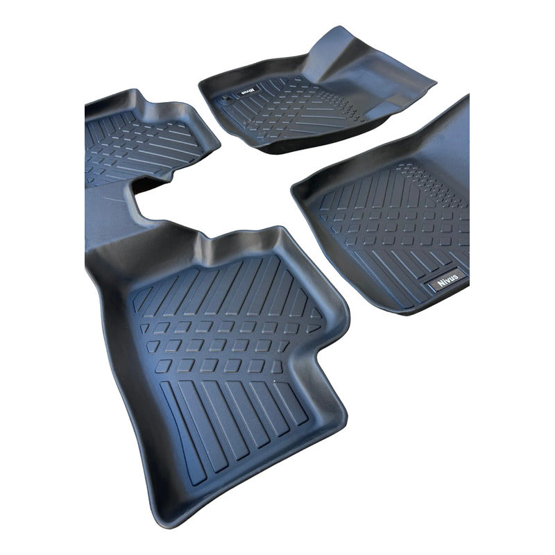 Alfombra Bandeja 3d Interior Volkswagen Nivus 2020/2024 Negro