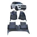 Alfombra Bandeja 3d Interior Jeep Compass 2017/2023 Negro