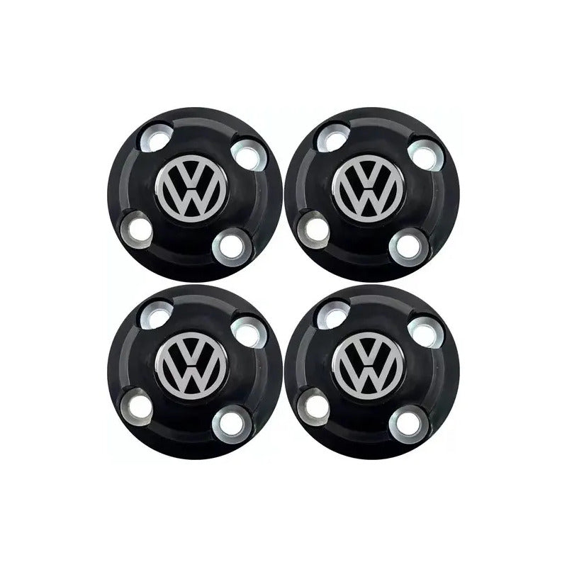 Juego Centro Rueda Fierro Gol Saveiro Parati R13 14 15 Negro