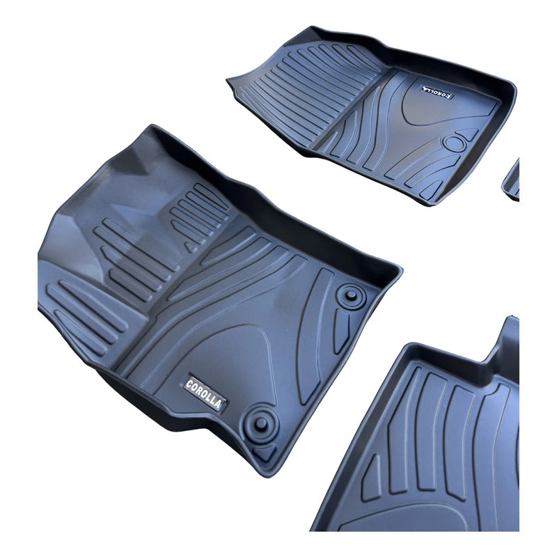 Alfombra Bandeja 3d Interior Toyota Corolla 2019/2025 Negro