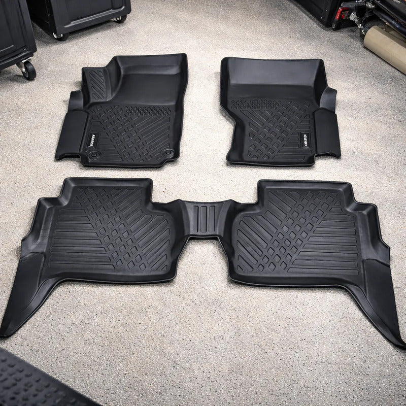 Alfombra Bandeja 3d Interior Vehiculo Vw Amarok 2010/2023 Negro