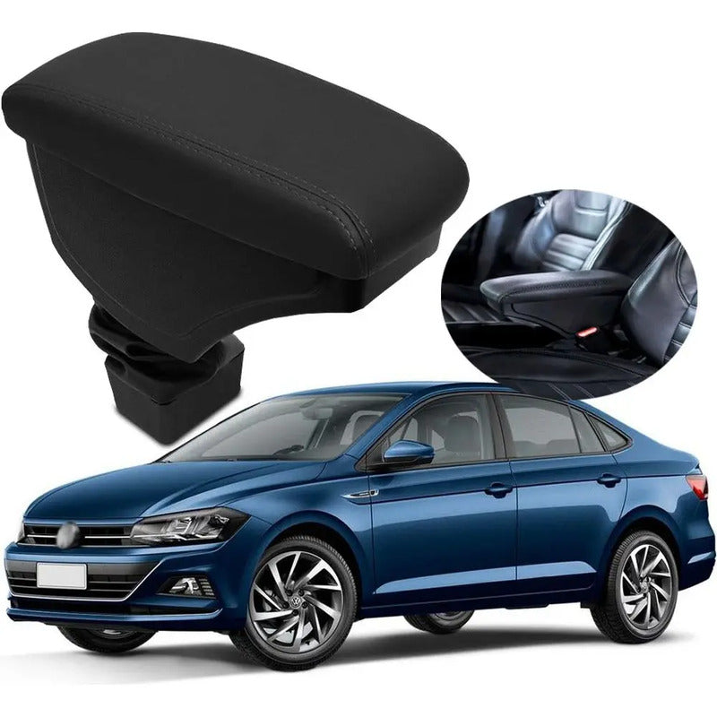 Apoya Brazo Central Posabrazo Volkswagen Virtus Negro