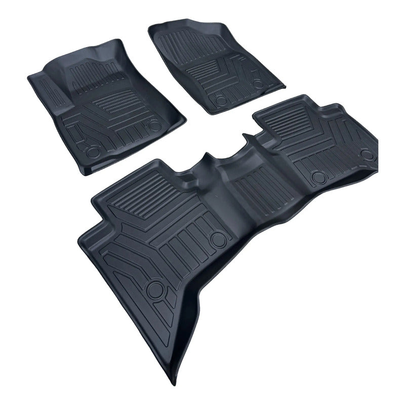 Alfombra Bandeja 3d Interior Toyota Hilux 2015/2025 Negro