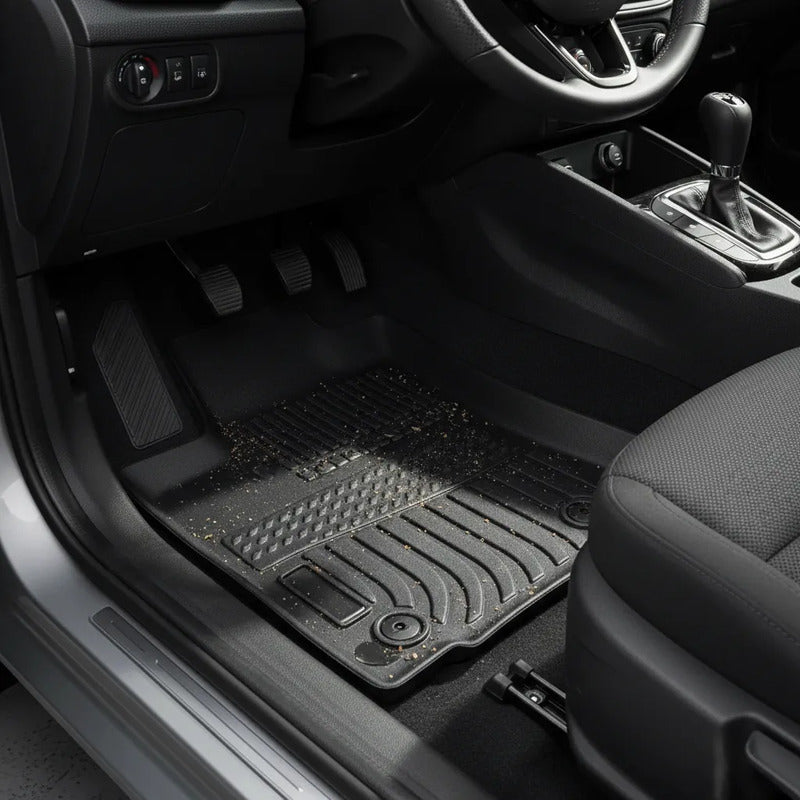 Alfombra Bandeja 3d Interior Vehiculó Fiat Cronos Negro
