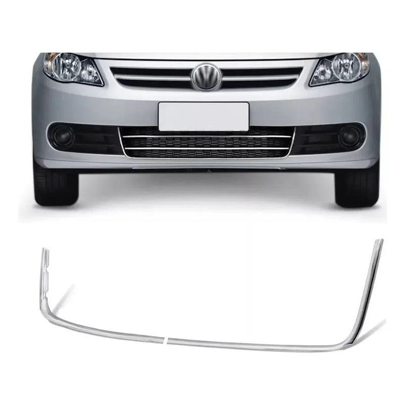 Aplique Cromado Rejilla Central Gol Saveiro G5 2009 2012
