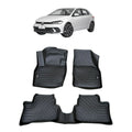 Alfombra Bandeja 3d Interior Volkswagen Polo 2018/2025 Negro