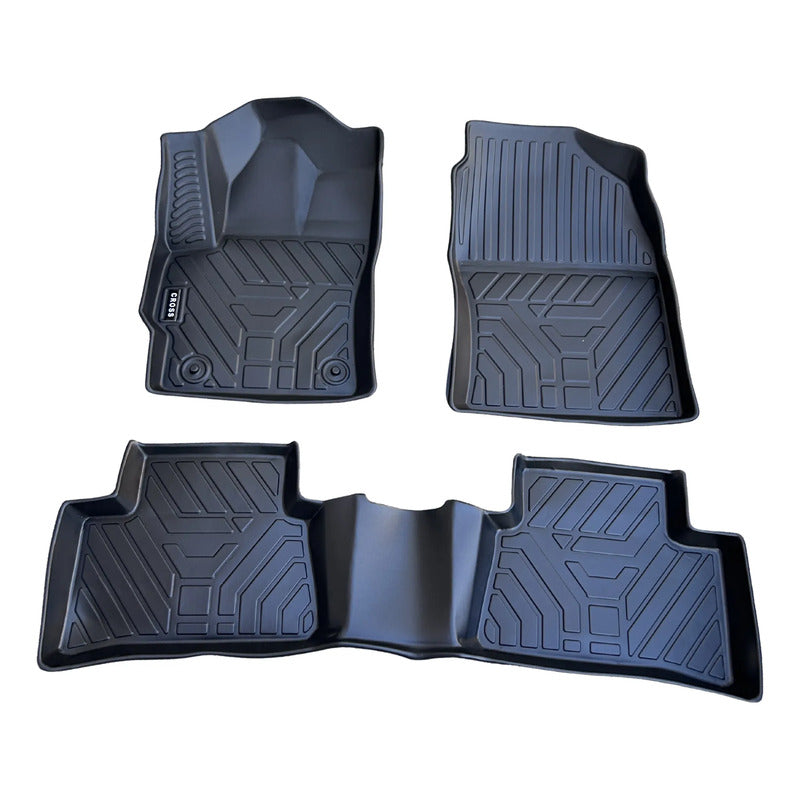 Alfombra Bandeja 3d Interior Toyota Corolla Cross 2021/2025 Negro