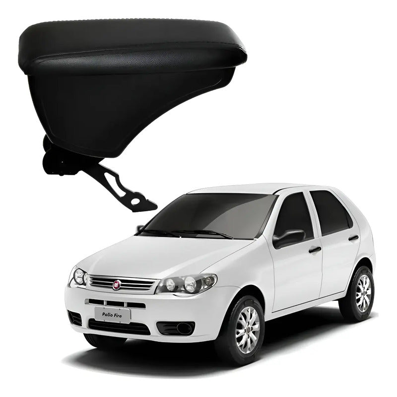 Apoya Brazo Descanso Central Fiat Palio 1996/2012 Eng Curvo Negro