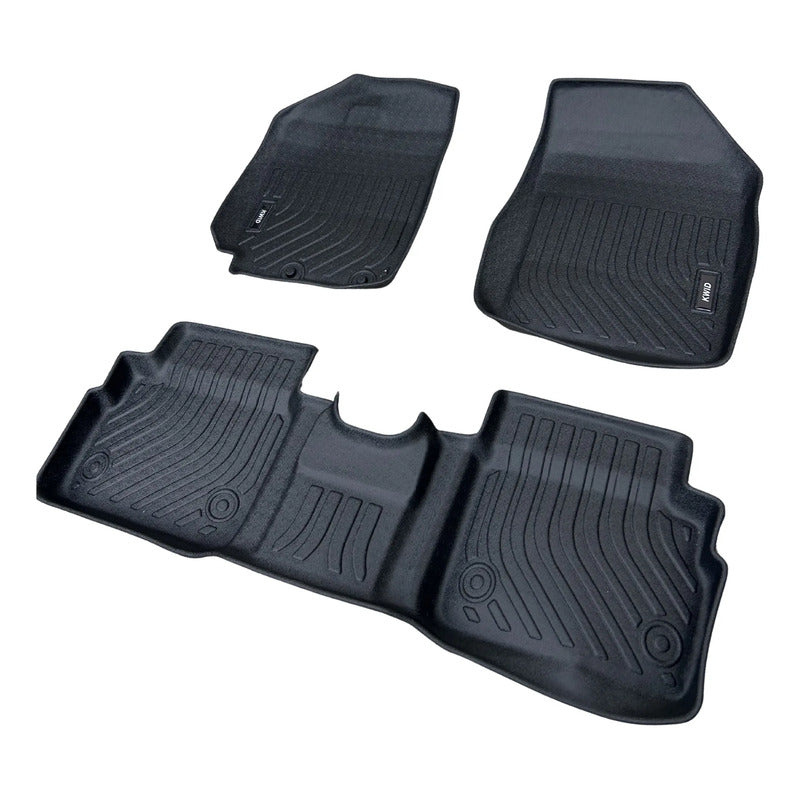 Alfombra Bandeja 3d Interior Vehículo Renault Kwid Negro