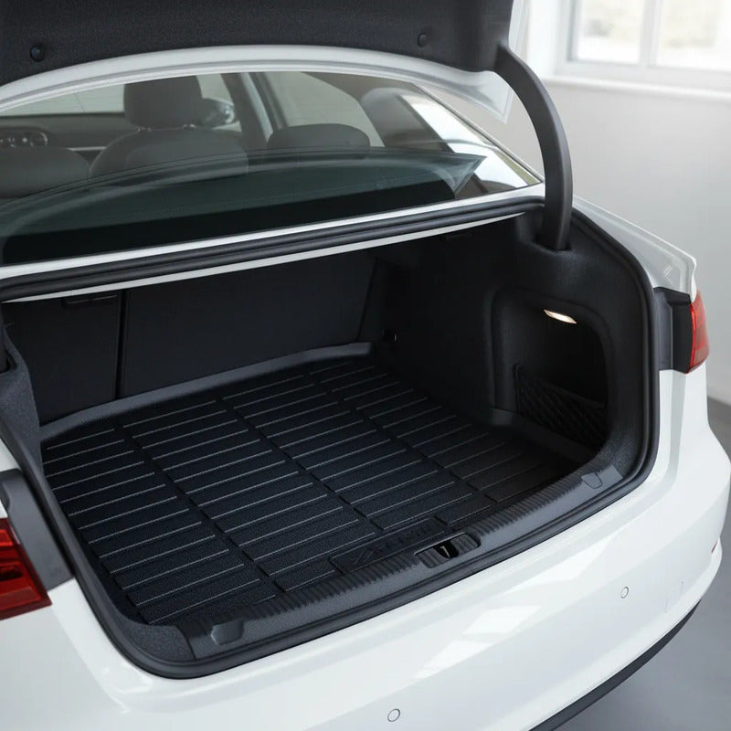 Alfombra Bandeja De Baúl En Goma Audi A3 Sedan 2015/2020 Negro