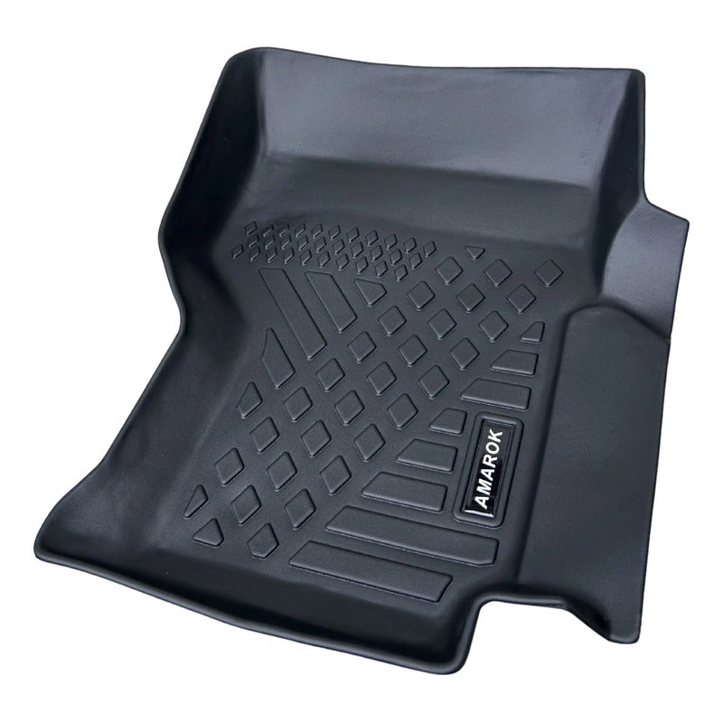 Alfombra Bandeja 3d Interior Vehiculo Vw Amarok 2010/2023 Negro