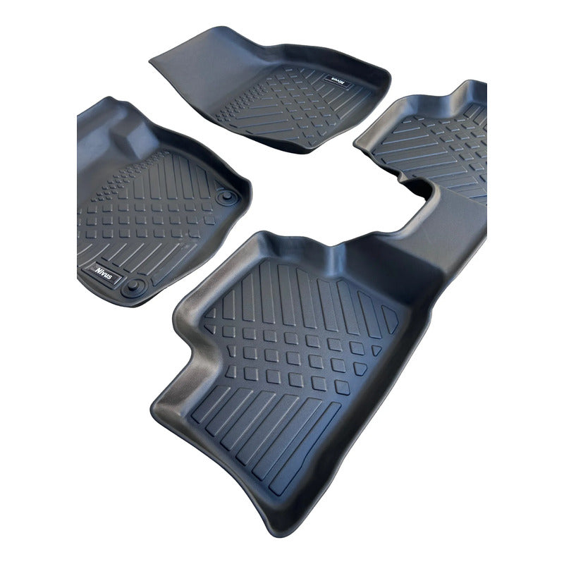 Alfombra Bandeja 3d Interior Volkswagen Nivus 2020/2024 Negro