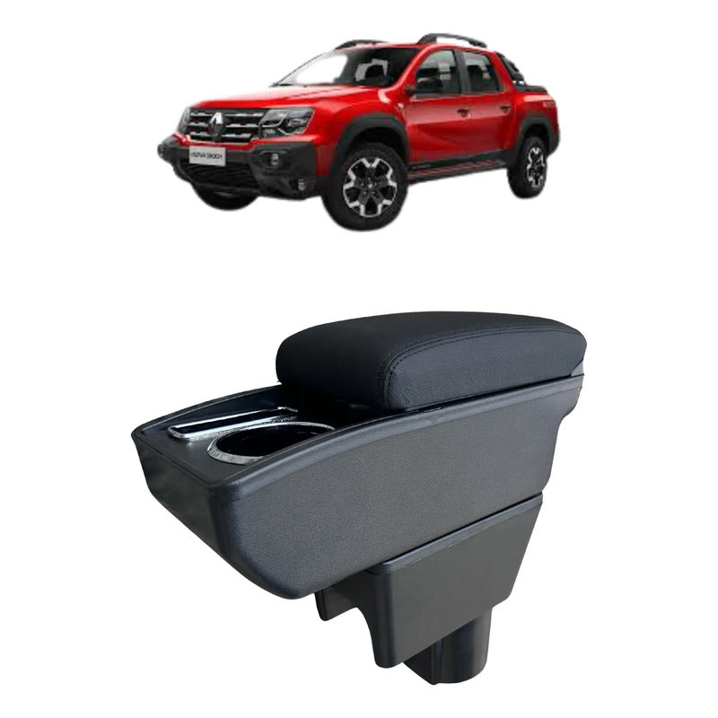 Apoya Brazo Descanso Central Renault Oroch 2012/2025 Negro