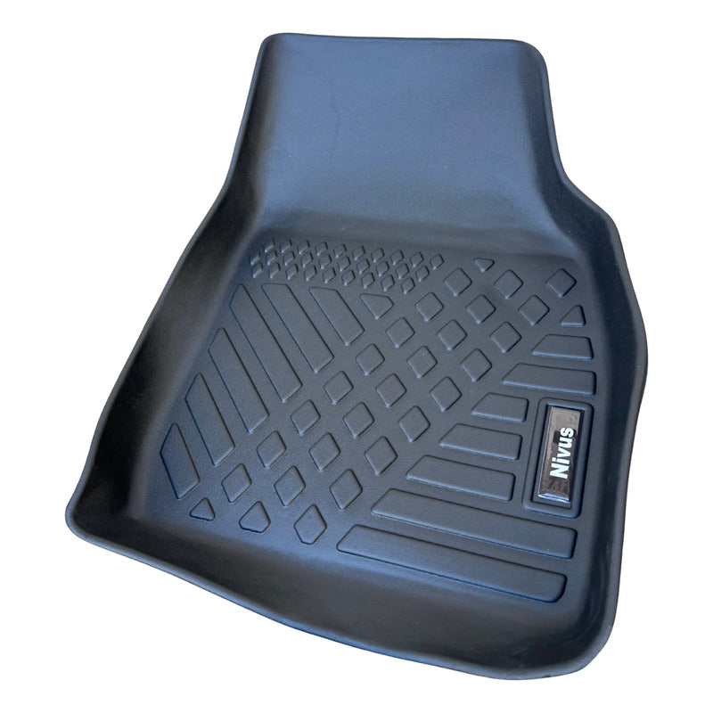 Alfombra Bandeja 3d Interior Volkswagen Nivus 2020/2024 Negro