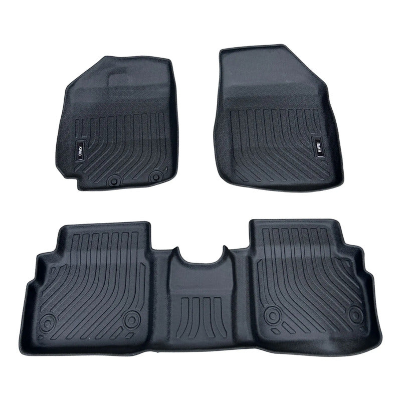 Alfombra Bandeja 3d Interior Vehículo Renault Kwid Negro