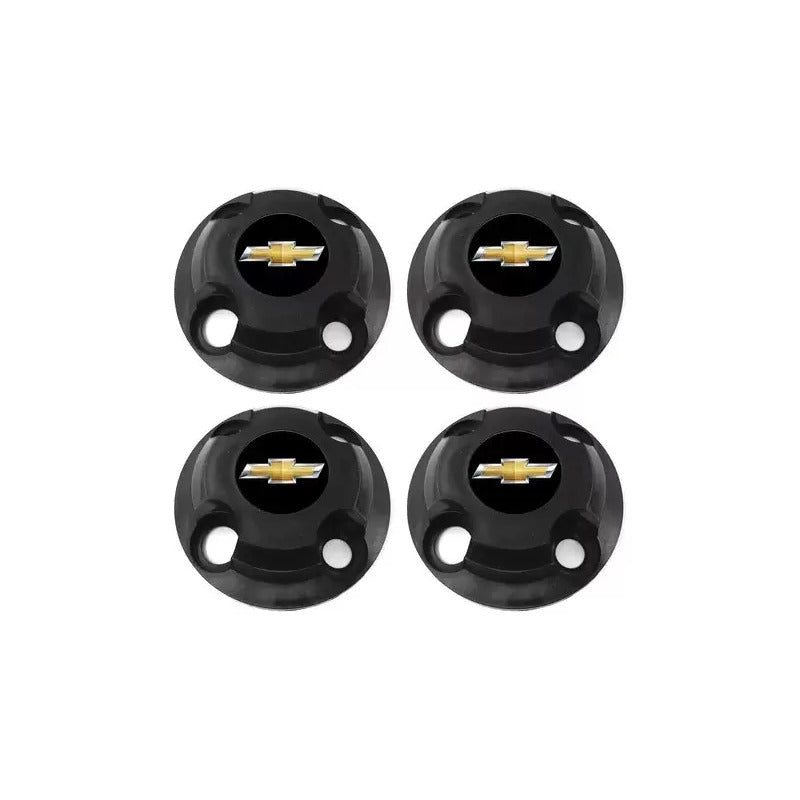 Juego Centro Rueda Fierro Corsa Celta Prisma Onix R13 14 15 Negro