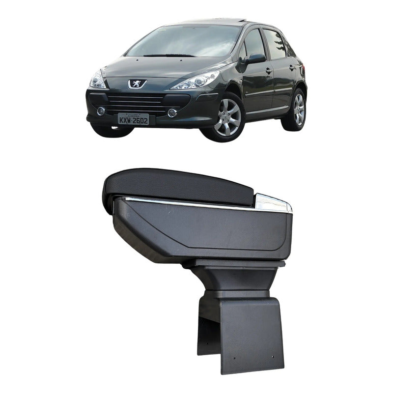Apoya Brazo Descanso Central Peugeot 307 Negro