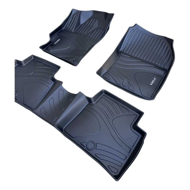 Alfombra Bandeja 3d Interior Toyota Corolla 2019/2025 Negro