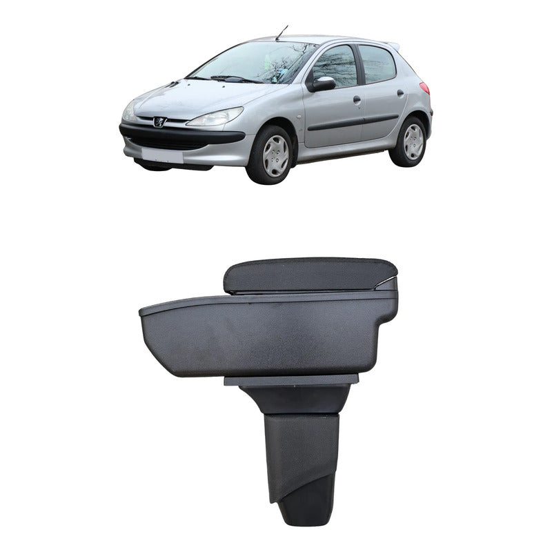 Apoya Brazo Descanso Central Peugeot 206 Negro