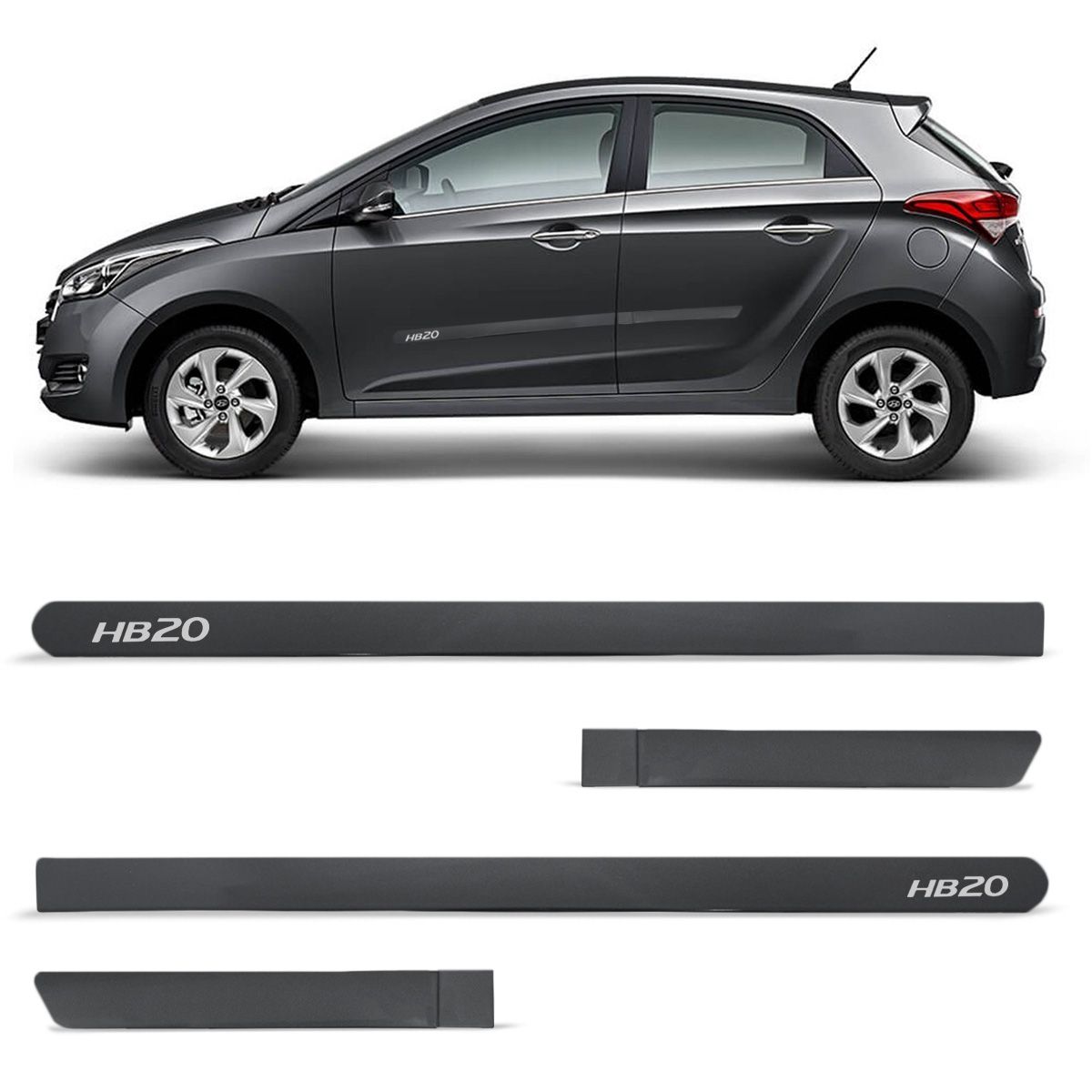 Bagueta Friso Lateral Hyundai Hb20 Hatch 2012/2019
