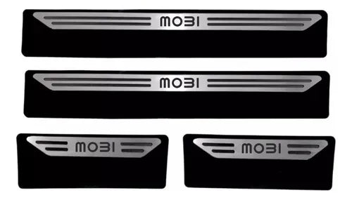 Cubre Zócalo Acero Inoxidable Fiat Mobi 4 Puertas