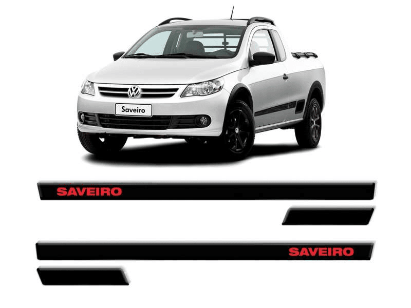 Bagueta Friso Lateral Saveiro G5/G8 Cabina Extendida/Simple