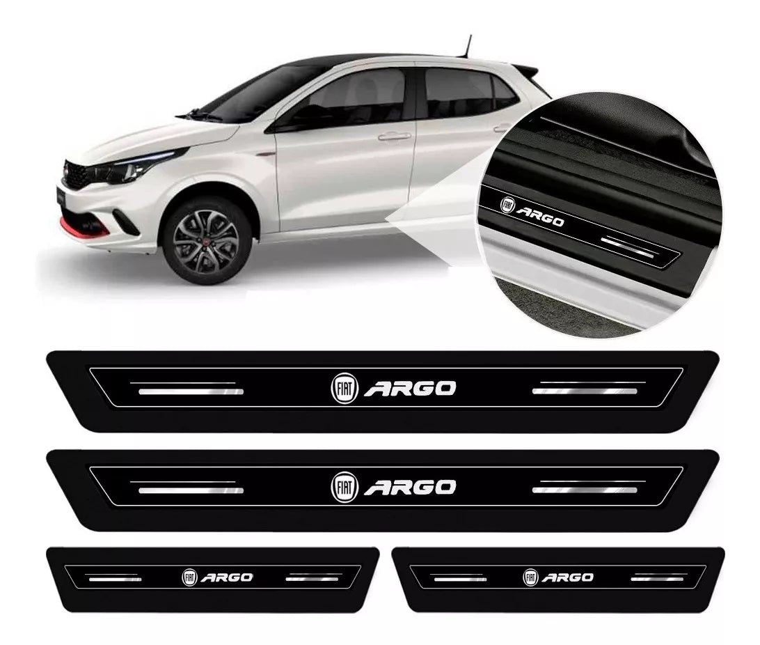 Cubre Zócalo Resinado Platinum Fiat Argo