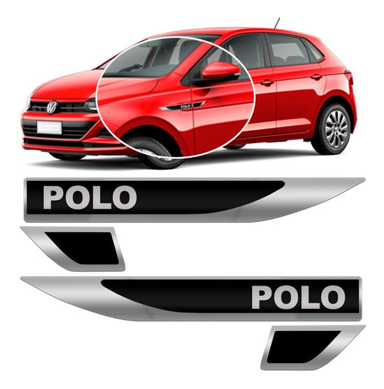Emblema Lateral Resinado Chevrolet Volkswagen Polo