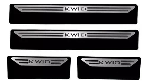 Cubre Zócalo Acero Inoxidable Renault Kwid 4 Puertas