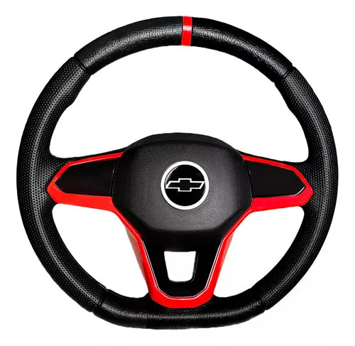 Volante Deportivo Super Surf Chevrolet Logo Negro