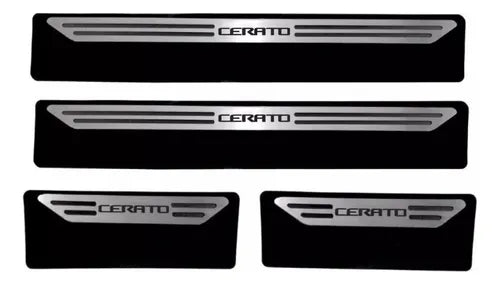Cubre Zócalo Acero Inoxidable Kia Cerato 4 Puertas