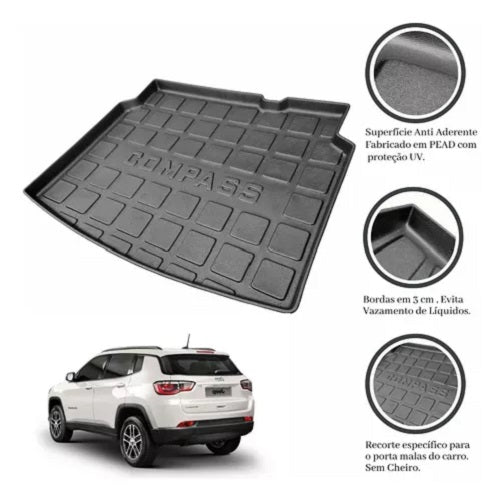 Bandeja Protector De Baúl Jeep Compass 2017/2025