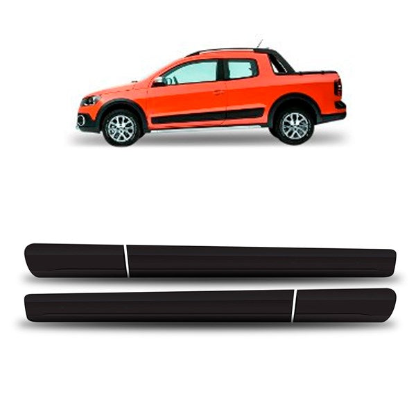Bagueta Friso Lateral Saveiro G6 G7 G8 Doble Cabina Liso