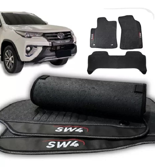 Alfombra Engomada Toyota Hilux Sw4 2016 En Delante