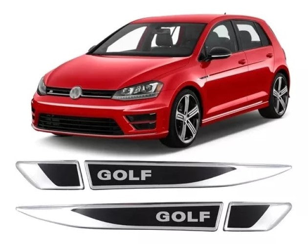 Emblema Lateral Resinado Volkswagen Golf