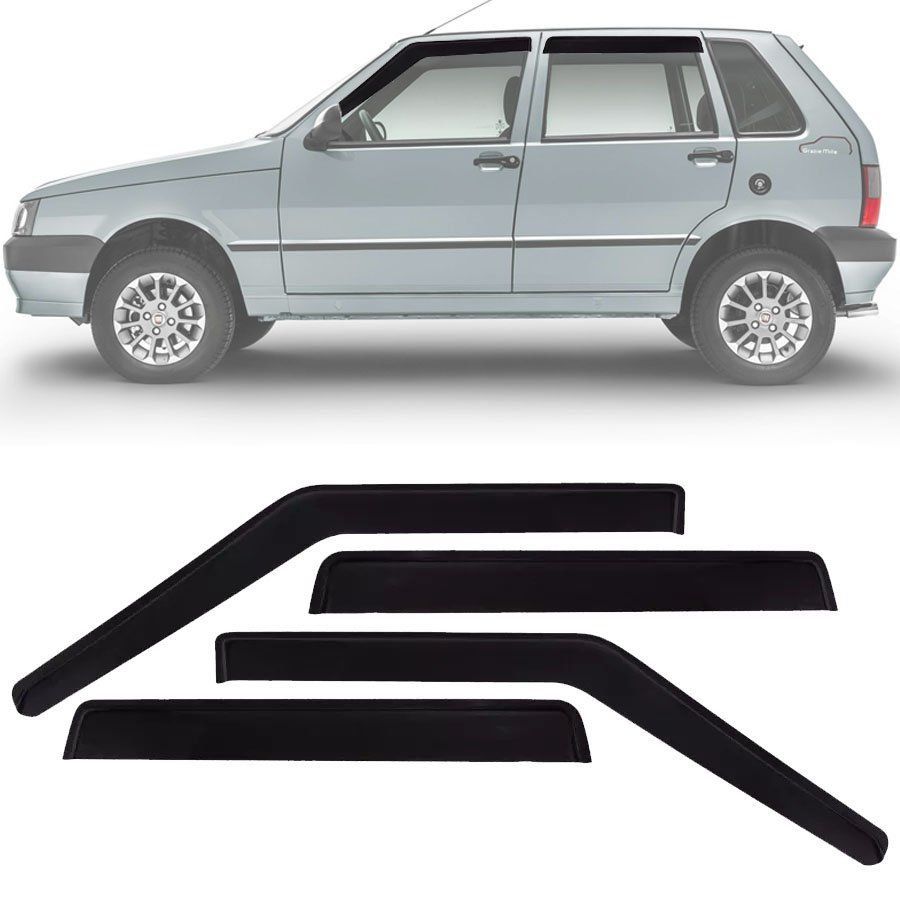 Gotero Deflector de Lluvia Fiat Uno 2000/2013 4 Puertas