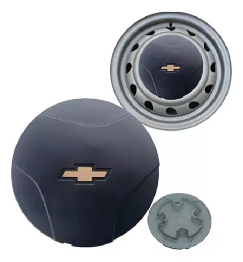 Centro De Rueda De Fierro Chevrolet 4x100 Modelo Classic Negro