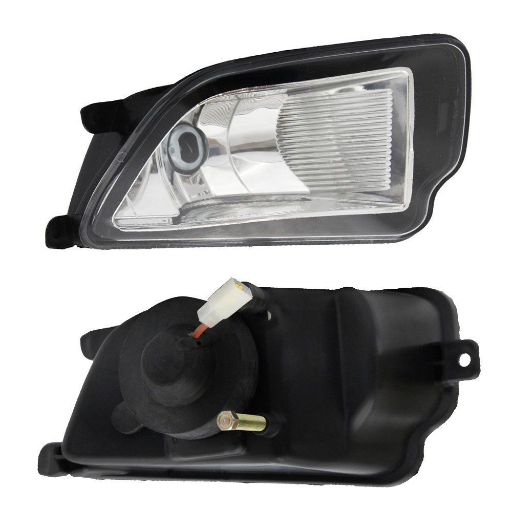 Kit Faros Camineros + Botón Modelo Original Gol Saveiro G6 2013/2016 Cromado